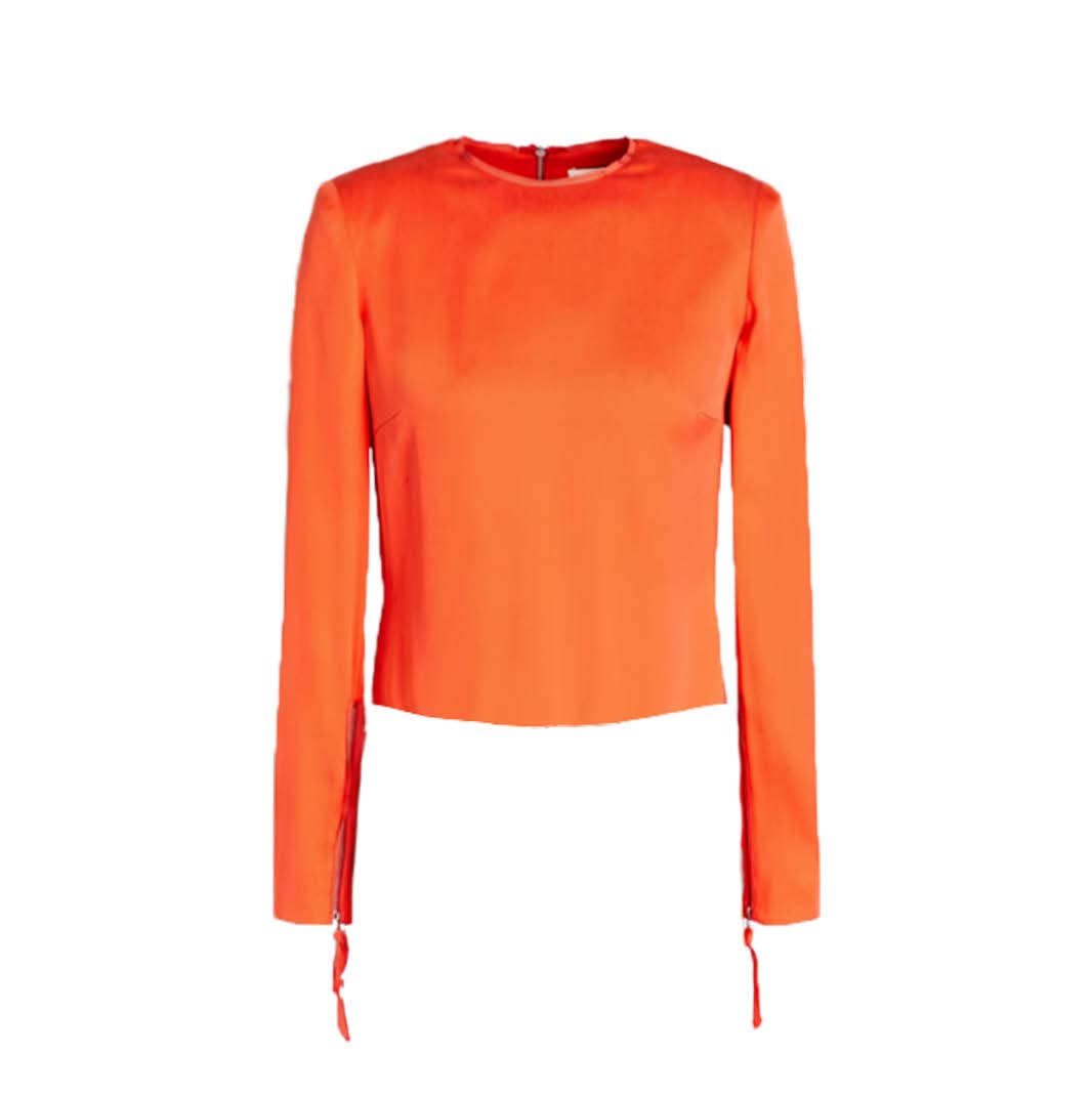 SemSem Aisha Long Sleeve Top - Orange.