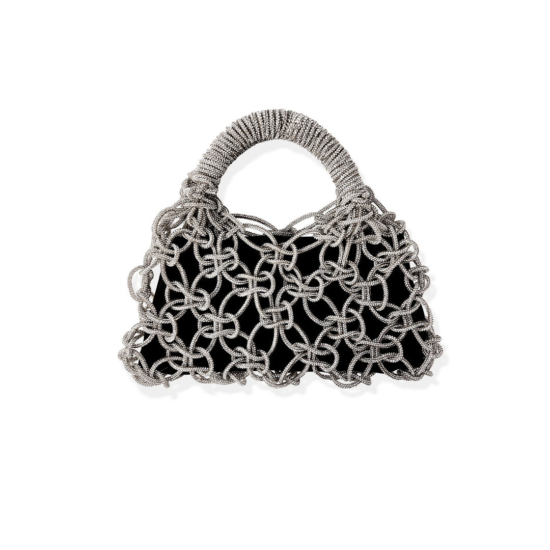 SemSem Crystal Macramé Evening Bag.