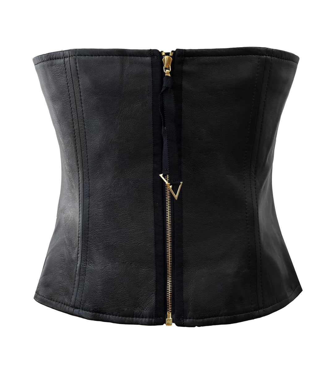 SemSem Leather Bustier - Meteorite.