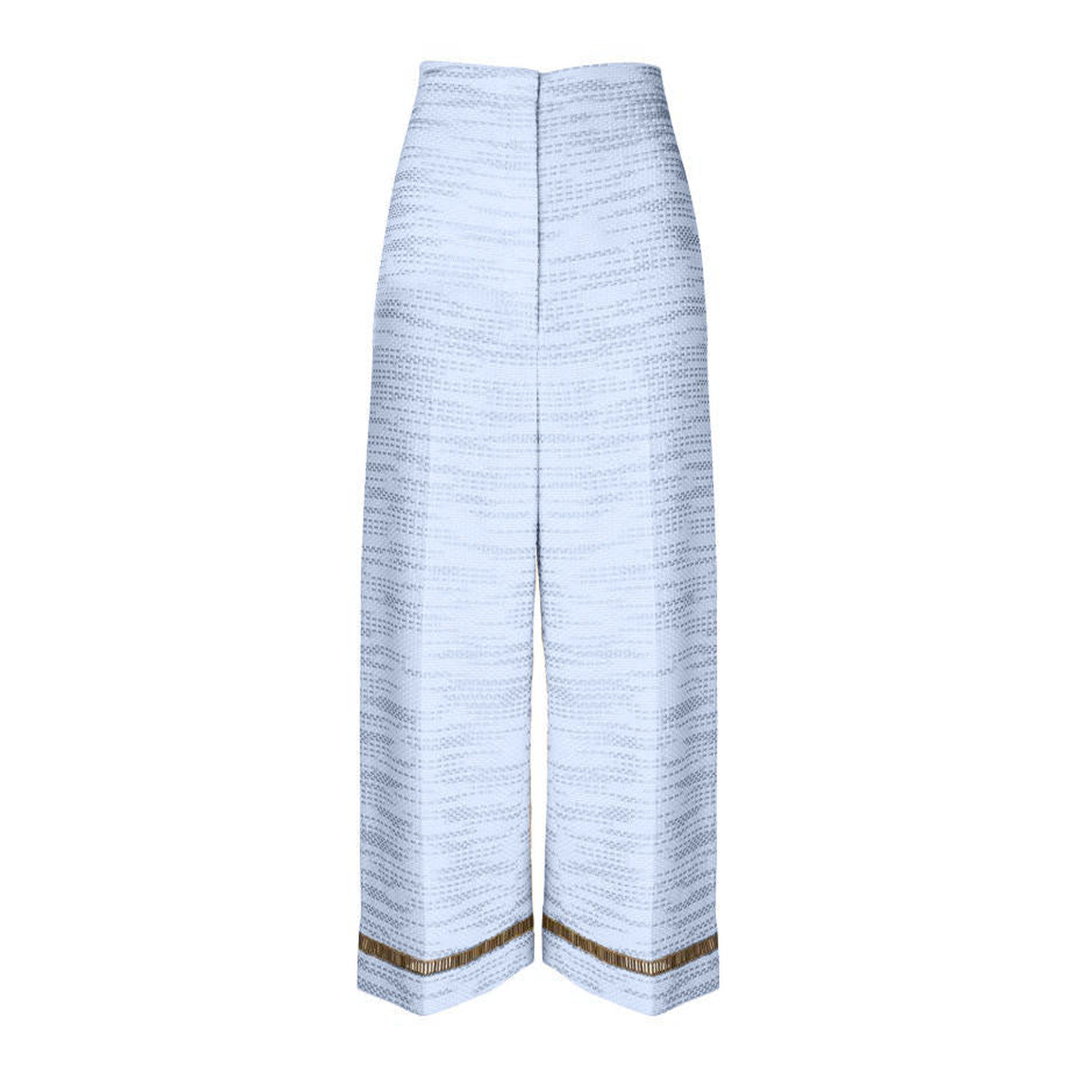 SemSem Samia Embroidered Culottes - Palace Blue.