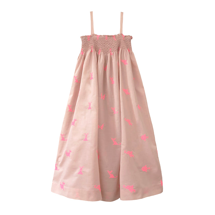 Girls Meera Dress- Pale Blush