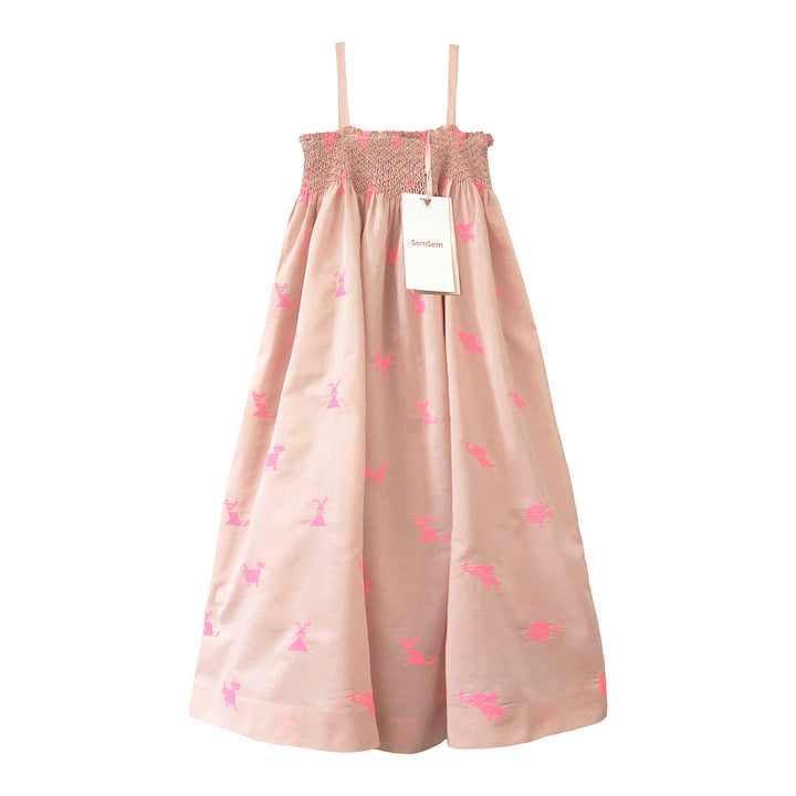 Girls Meera Dress- Pale Blush