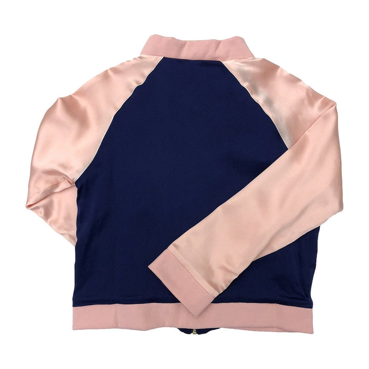 Girls Bomber Jacket with Flamingo