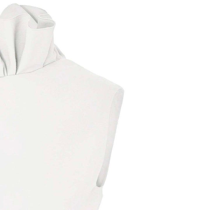 Camille Ruffle Top - White