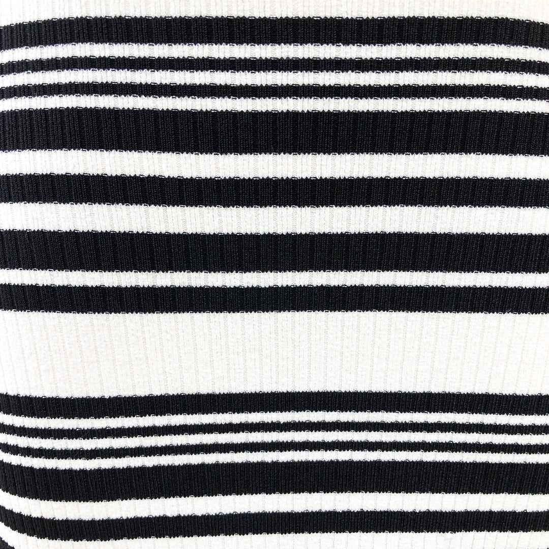 Striped Rib Knit Skirt