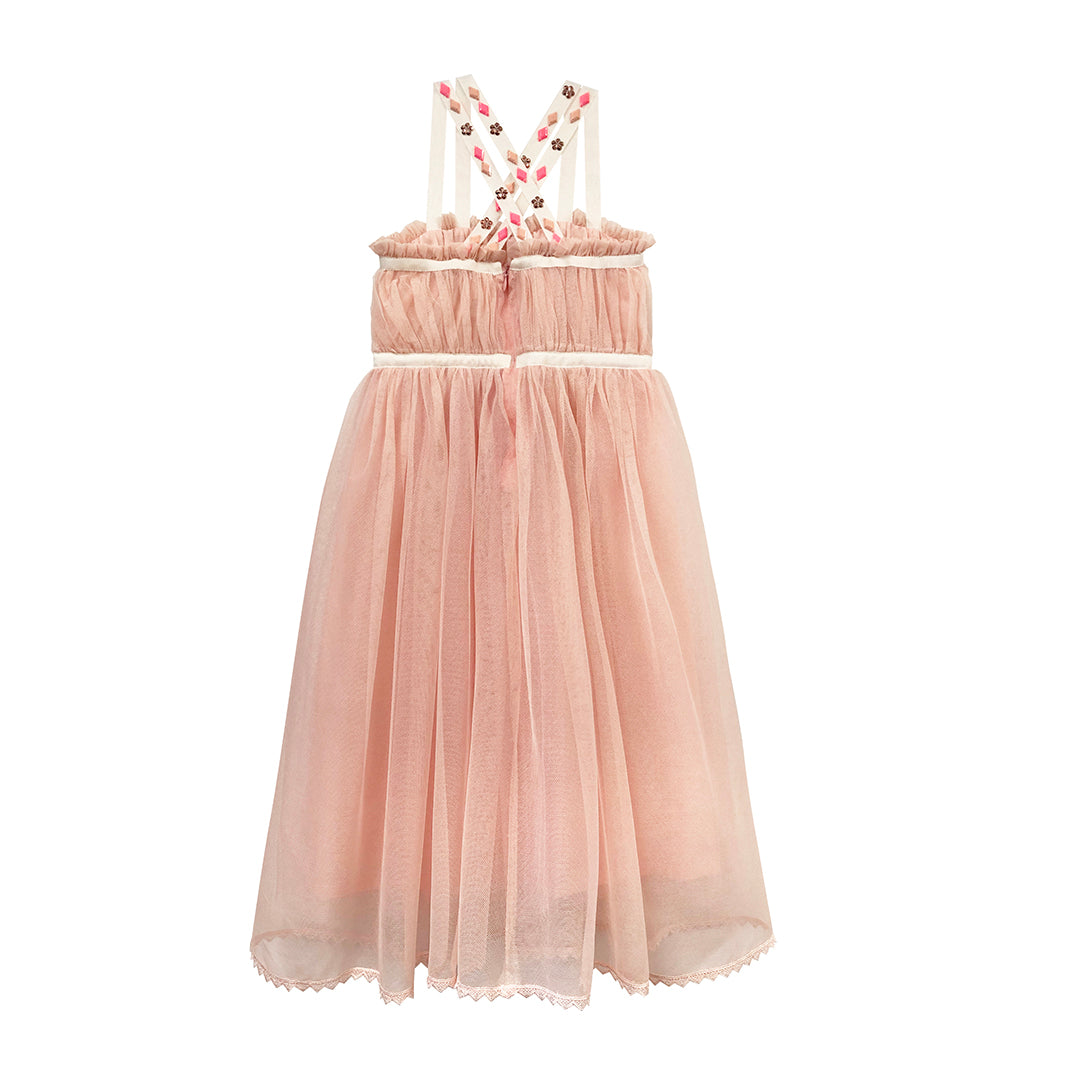 Girls Sireen Dress- Blush