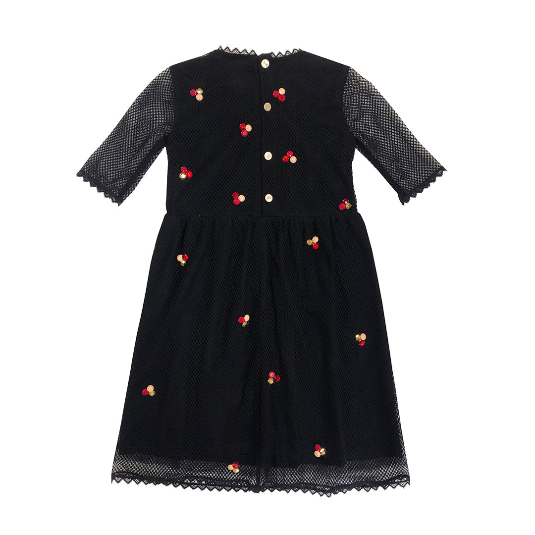 Girls Hend Dress - Black