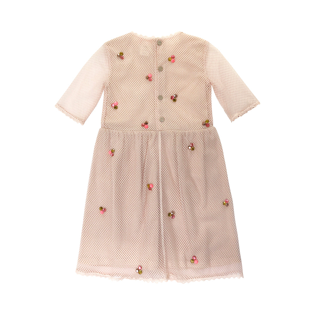 Girls Hend Dress- Blush