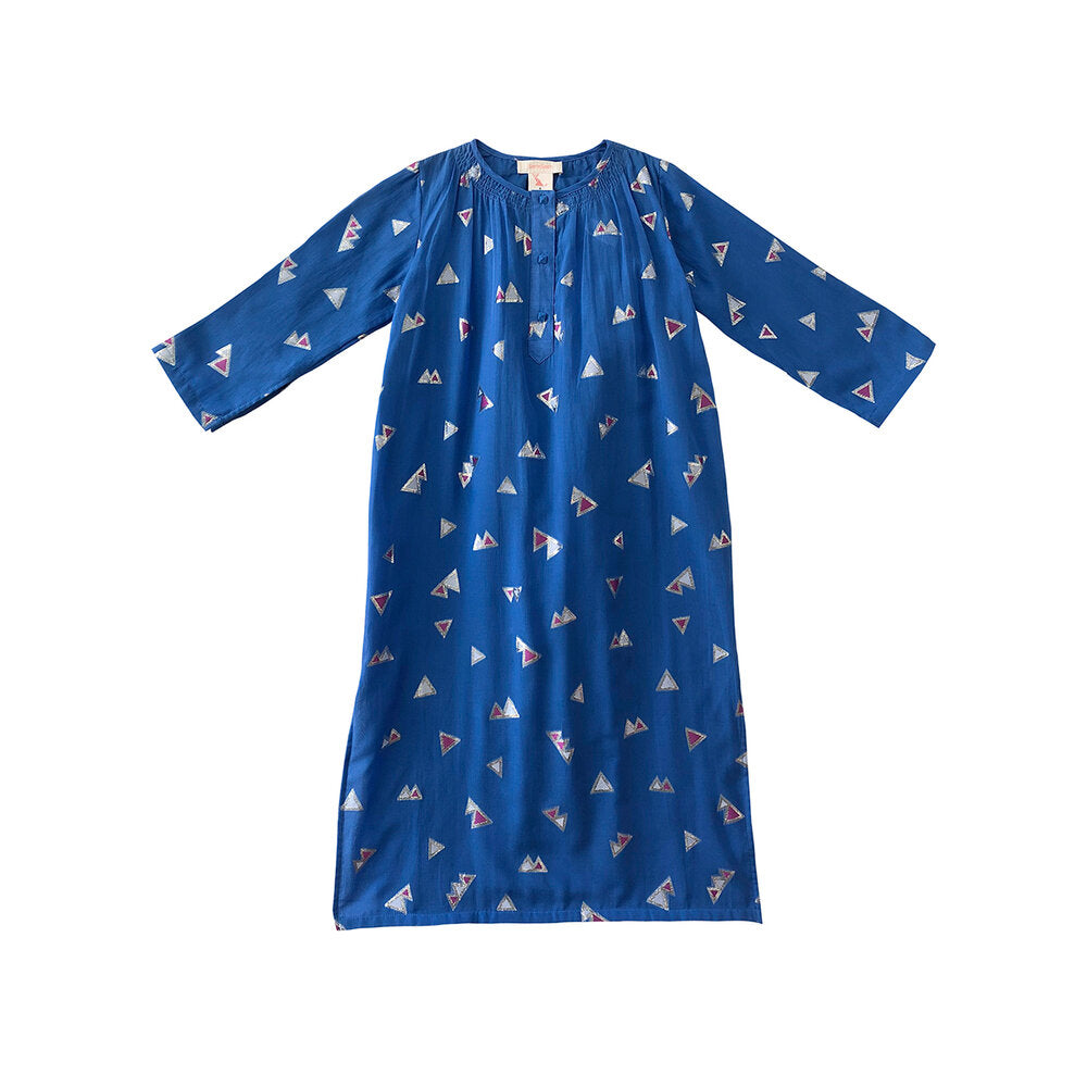 Girls Jamila Long Kaftan - Palace Blue