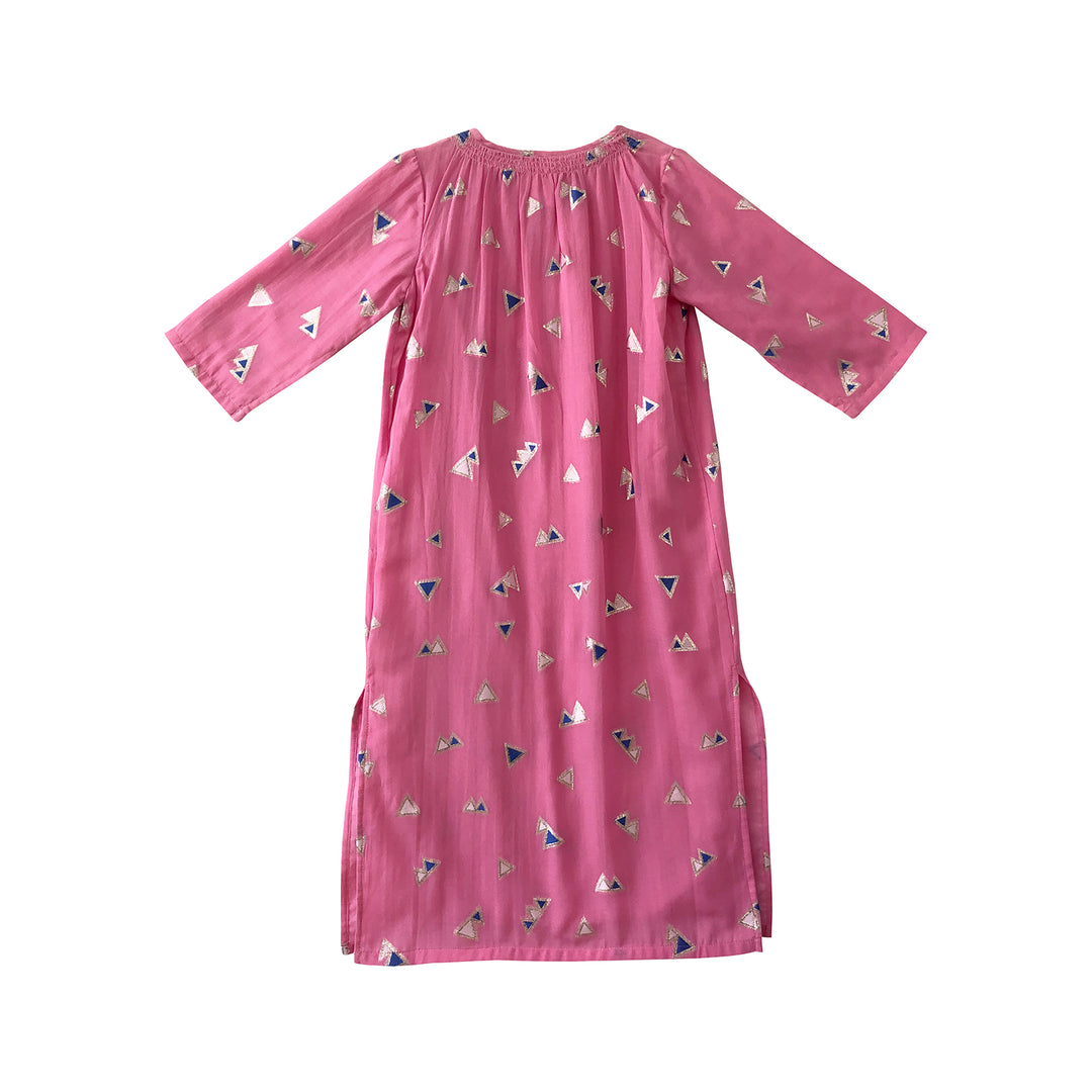 Girls Jamila Long Kaftan - Pink