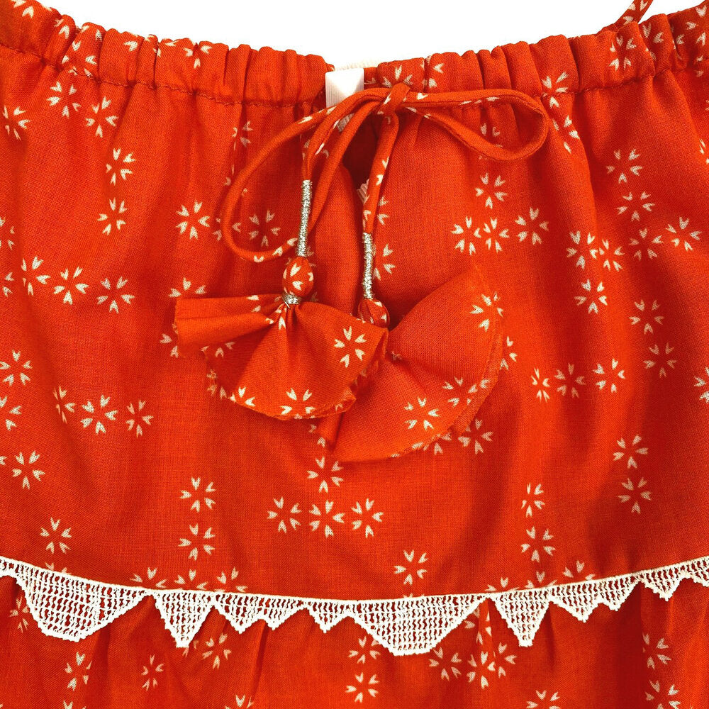 Girls Lara Top - Orange