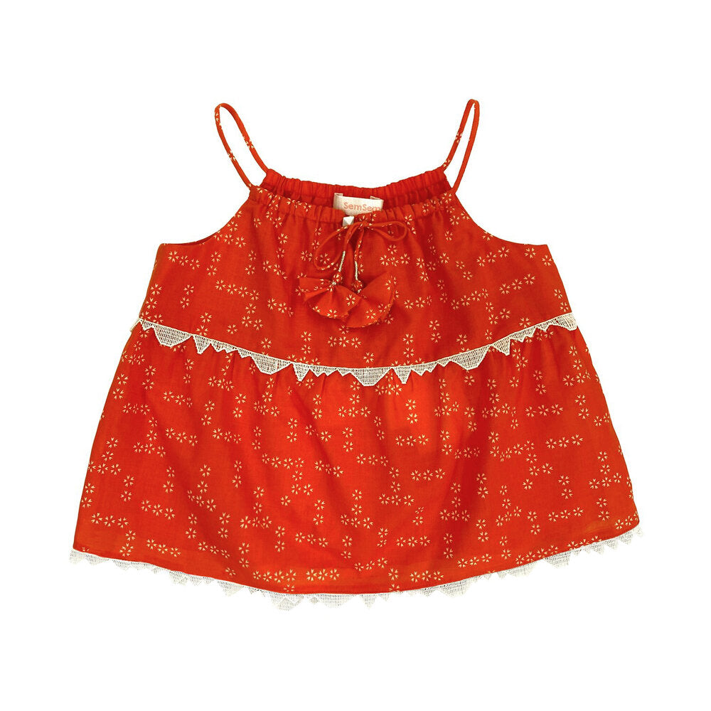 Girls Lara Top - Orange