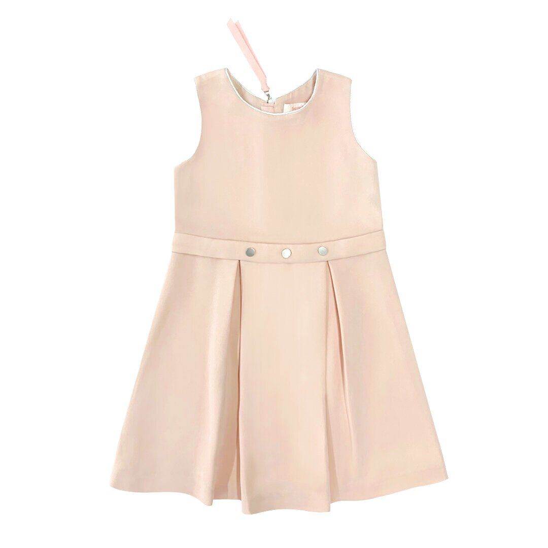 Girls Salma Snap Dress - Blush