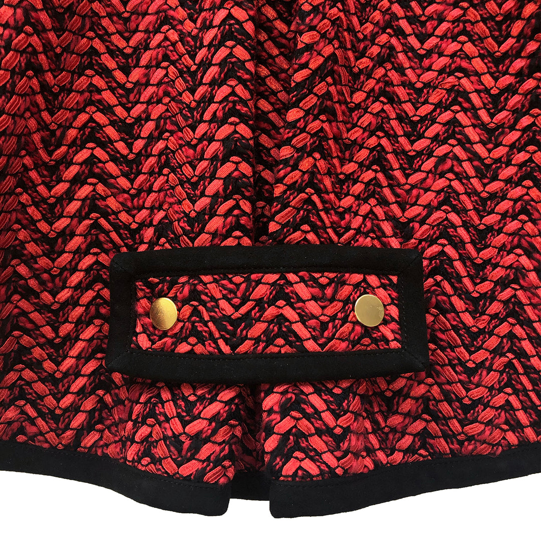 Girls Sameera Cape Jacket - Red